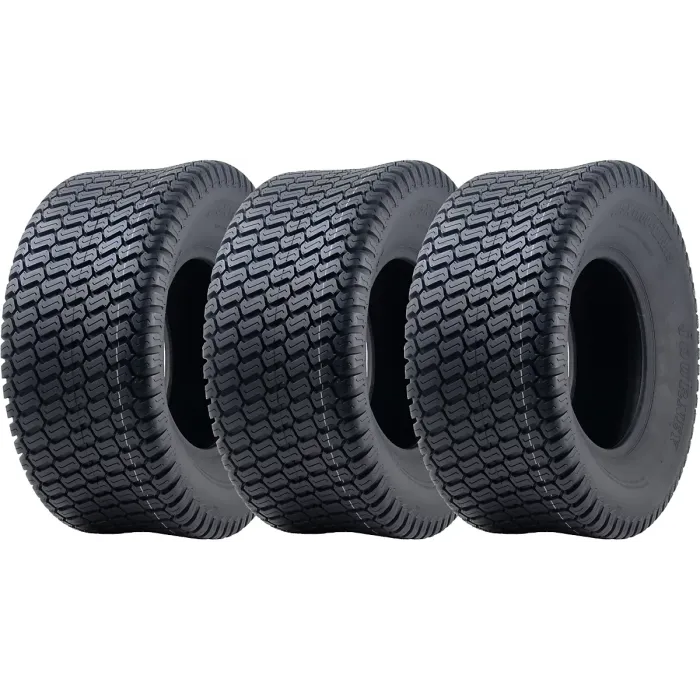 25x11.00-12 Lawnmower Tyre 4ply Turf Grass P332 Wanda (Journey) 828kg (Set of 3)