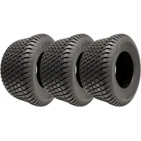 20x10.00-10 Lawnmower Tyres 4-ply Multi Turf Grass P332 Road Legal (Set of 3)