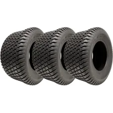 20x10.00-10 Lawnmower Tyres 4-ply Multi Turf Grass P332 Road Legal (Set of 3)