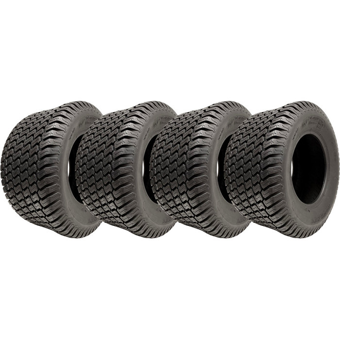 20x10.00-10 Lawnmower Tyres 4-ply Multi Turf Grass P332 Road Legal (Set of 4)