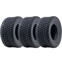 26x12.00-12 Lawnmower Tyres 4-ply Turf Grass P332 Journey Road Legal (Set of 3)