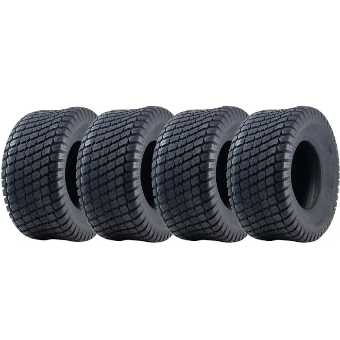 26x12.00-12 Lawnmower Tyres 4-ply Turf Grass P332 Journey Road Legal (Set of 4)