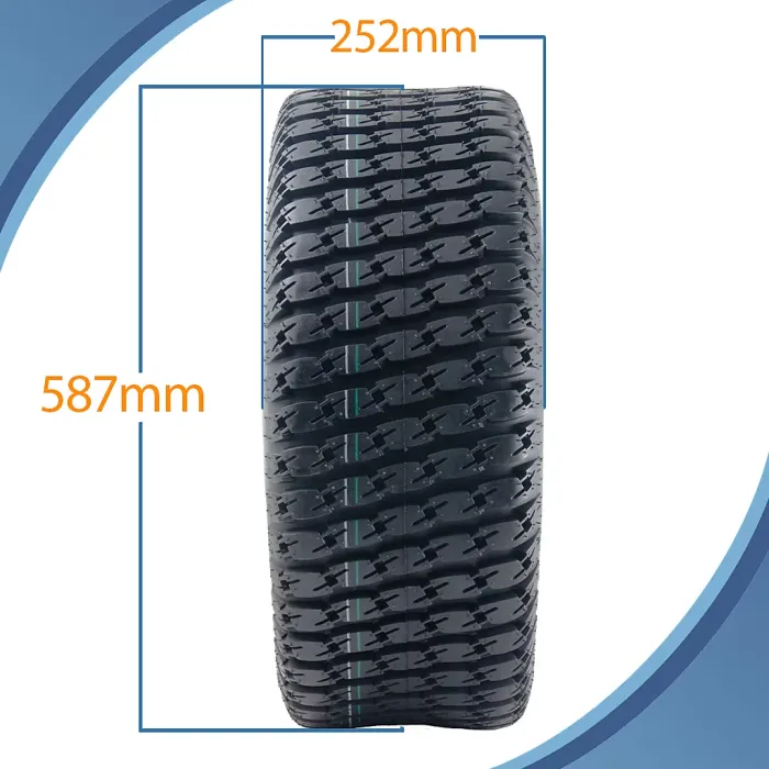 22.5x10.00-8 4ply Grass Tyre for John Deere Gator, Turf Lawn, Utility (Set of 4)