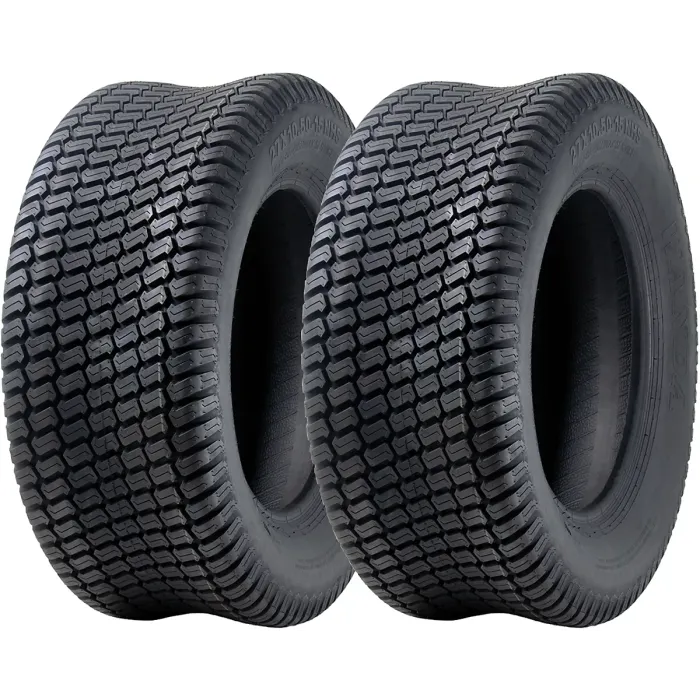 27x10.50-15 Lawnmower Tyres 4-ply Multi Turf Grass P332A Wanda 600kgs (Set of 2)