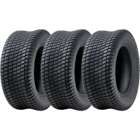 27x10.50-15 Lawnmower Tyres 4-ply Multi Turf Grass P332A Wanda 600kgs (Set of 3)