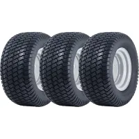 20x10.00-10 Lawnmower Wheel 4ply Grass P332 Road Legal 4 Inch PCD Rim (Set of 3)