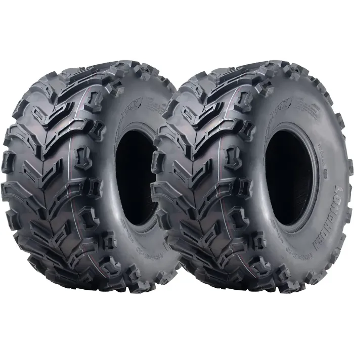 25x12.00-10 Quad ATV Tyre 6ply Journey P3128 E-Marked Road Legal Tire (Set of 2)