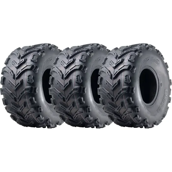 25x12.00-10 Quad ATV Tyre 6ply Journey P3128 E-Marked Road Legal Tire (Set of 3)