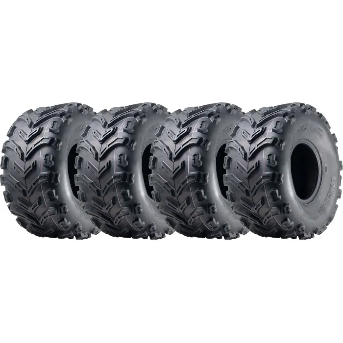 25x12.00-10 Quad ATV Tyre 6ply Journey P3128 E-Marked Road Legal Tire (Set of 4)