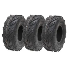 145/70-6 ATV tyre Quad trailer kids wheels 50cc 90cc 110cc 75 kgs Wanda set of 3
