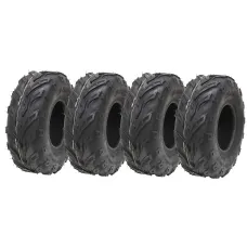 145/70-6 ATV tyre Quad trailer kids wheels 50cc 90cc 110cc 75 kgs Wanda set of 4