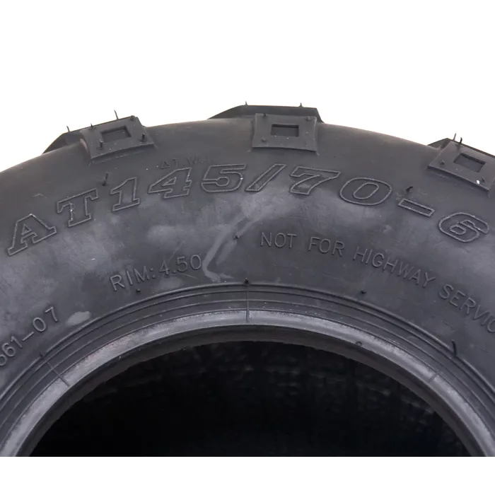 145/70-6 ATV tyre Quad trailer kids wheels 50cc 90cc 110cc 75 kgs Wanda set of 4