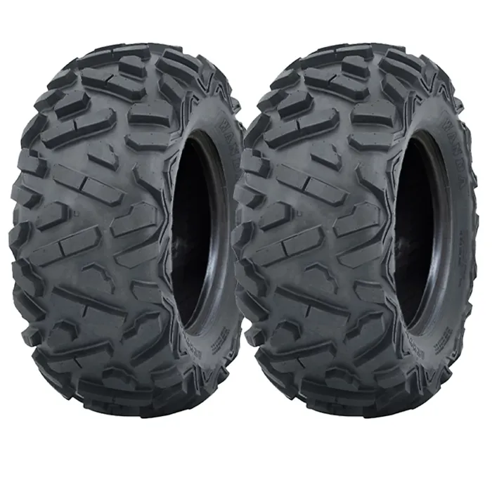 27x11.00-14 ATV Quad Tyres Wanda P350 6ply E-Marked Rear Road Legal (Set of 2)