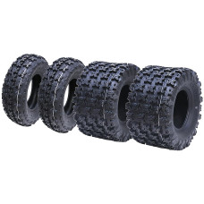 Slasher ATV quad tyres 20x11.00-9 & 21x7.00-10 6 ply Wanda legal WP02, Set of 4.