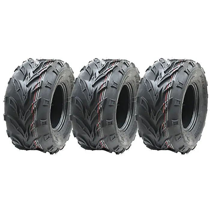 18x9.50-8 ATV Quad Tyres Wanda P361 Dirt Trail E-Marked Road Legal (Set of 3)