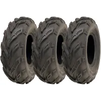 22x7.00-10 ATV Quad Tyres Wanda P361 Dirt Trail E-Marked Road Legal (Set of 3)