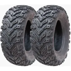 25x8.00-12 Quad ATV Tyres 6ply Wanda P3103 E-Marked Road Legal Tires (Set of 2)