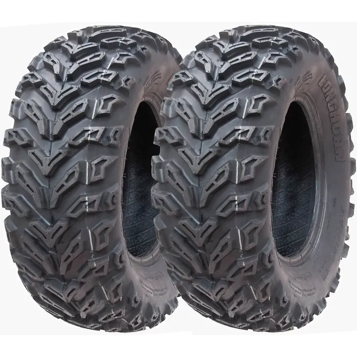 25x8.00-12 Quad ATV Tyres 6ply Wanda P3103 E-Marked Road Legal Tires (Set of 2)