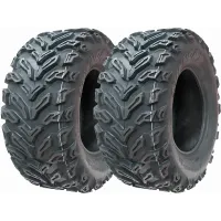 25x10.00-12 Quad ATV Tyres 6ply Wanda P3103 E-Marked Road Legal Tires (Set of 2)