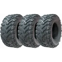 25x10.00-12 Quad ATV Tyres 6ply Wanda P3103 E-Marked Road Legal Tires (Set of 3)