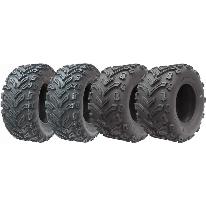 25x10.00-12 & 25x12.50-12 Quad ATV Tyres 6ply Wanda Over Sized (Set of 2 & 2)