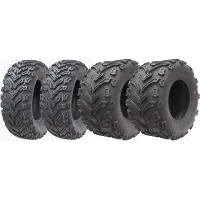 25x8.00-12 & 25x12.50-12 Quad ATV Tyres 6ply Wanda Over Sized (Set of 2 & 2)