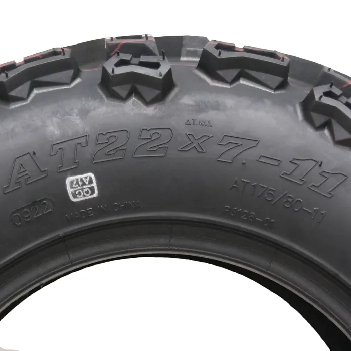 22x7.00-11 ATV Quad Tyre 6ply Wanda P3123 E-Marked Road Legal Front (175/80-11)