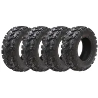 22x7.00-11 ATV Quad Tyres 6ply Wanda P3123 Road Legal front 175/80-11 (Set of 4)