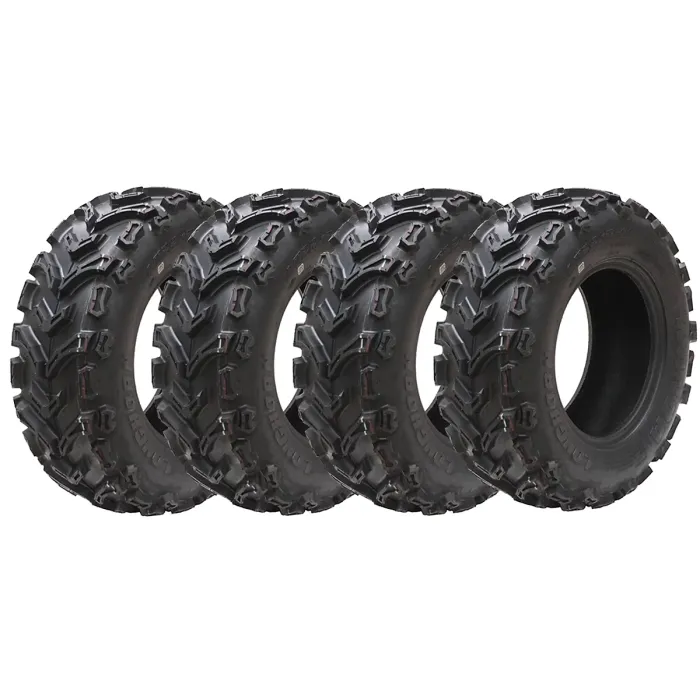 22x7.00-11 ATV Quad Tyres 6ply Wanda P3123 Road Legal front 175/80-11 (Set of 4)