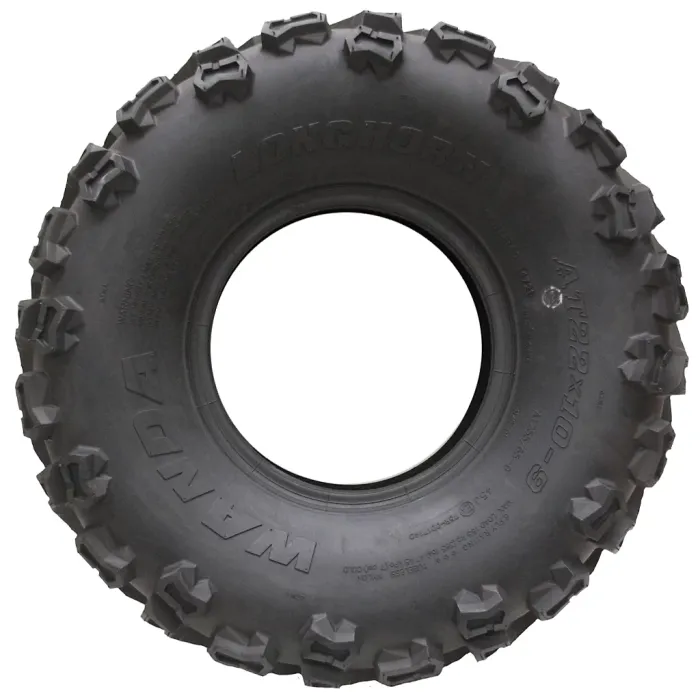 22x10.00-9 ATV Quad Tyre 6ply Wanda P3128 E-Marked Road Legal Rear (255/65-9)