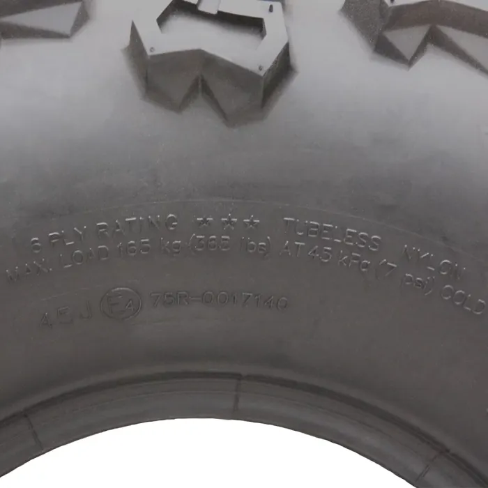 22x10.00-9 ATV Quad Tyre 6ply Wanda P3128 E-Marked Road Legal Rear (255/65-9)