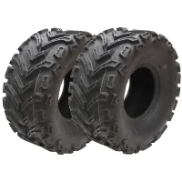 22x10.00-9 ATV Quad Tyres 6ply Wanda P3128 Road Legal Rears 255/65-9 (Set of 2)