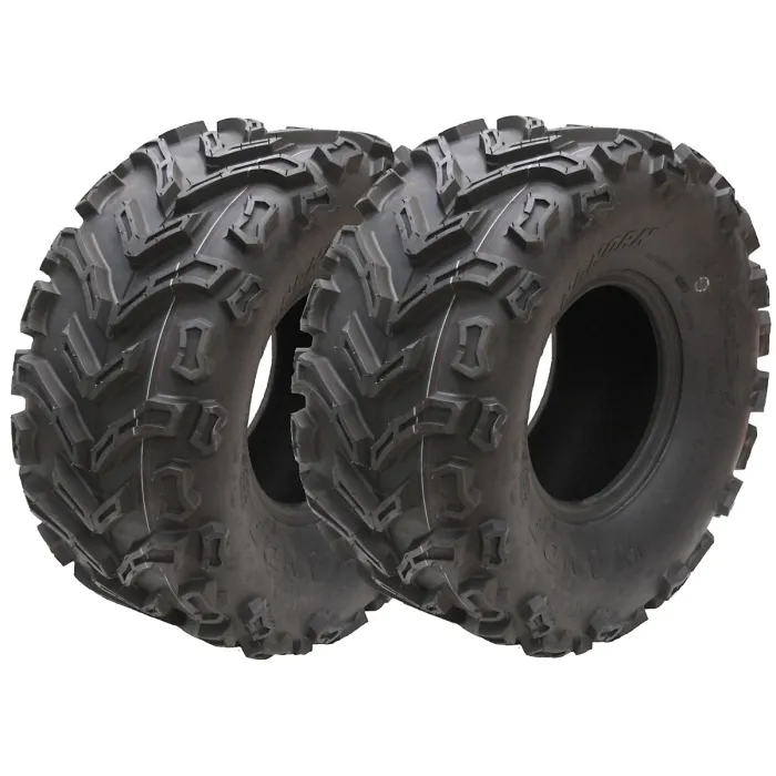 22x10.00-9 ATV Quad Tyres 6ply Wanda P3128 Road Legal Rears 255/65-9 (Set of 2)