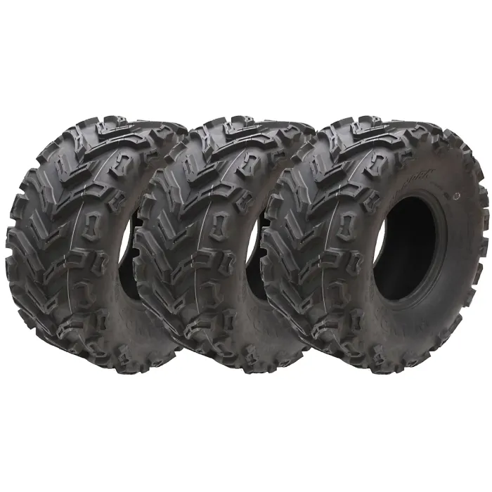 22x10.00-9 ATV Quad Tyres 6ply Wanda P3128 Road Legal Rears 255/65-9 (Set of 3)