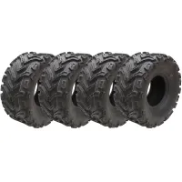 22x10.00-9 ATV Quad Tyres 6ply Wanda P3128 Road Legal Rears 255/65-9 (Set of 4)