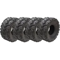 22x10.00-9 ATV Quad Tyres 6ply Wanda P3128 Road Legal Rears 255/65-9 (Set of 4)