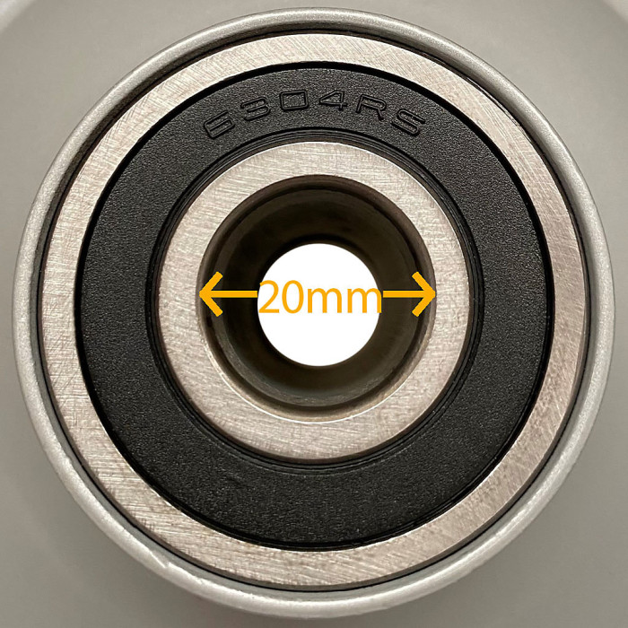 16x6.50-8 Grass Lawnmower Wheel Wanda 4ply P332 Tyre Steel Rim 20mm Bearings