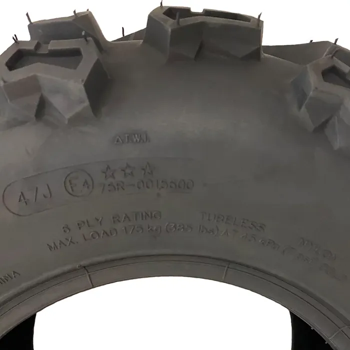 22x11.00-10 ATV Quad Tyre 6ply Wanda P3128 E-Marked Road Legal Rear Tyre