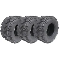 22x11.00-10 ATV Quad Tyre 6ply Wanda P3128 E-Marked Road Legal Rear (Set of 3)