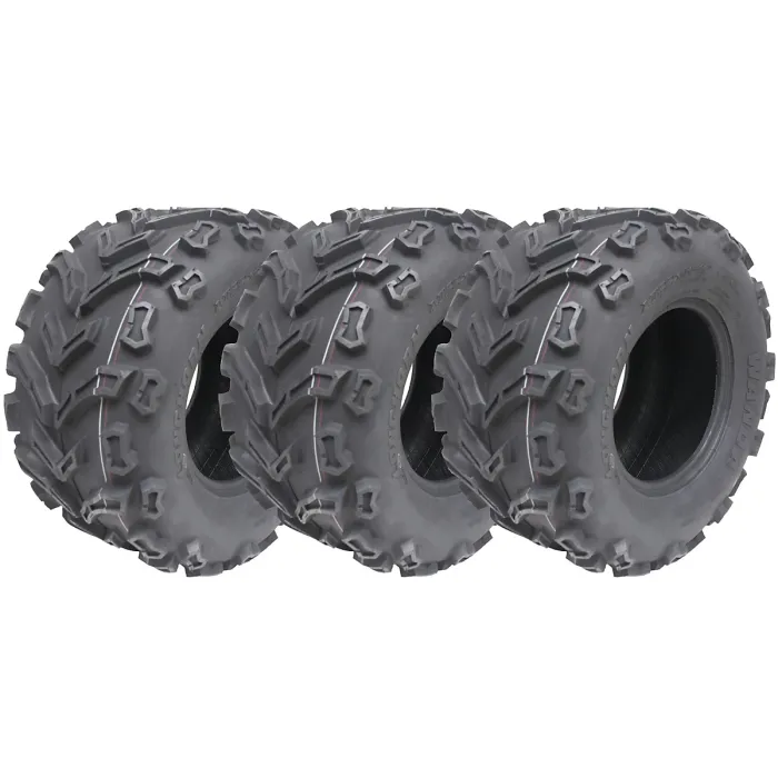 22x11.00-10 ATV Quad Tyre 6ply Wanda P3128 E-Marked Road Legal Rear (Set of 3)