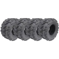 22x11.00-10 ATV Quad Tyre 6ply Wanda P3128 E-Marked Road Legal Rear (Set of 4)