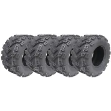 22x11.00-10 ATV Quad Tyre 6ply Wanda P3128 E-Marked Road Legal Rear (Set of 4)