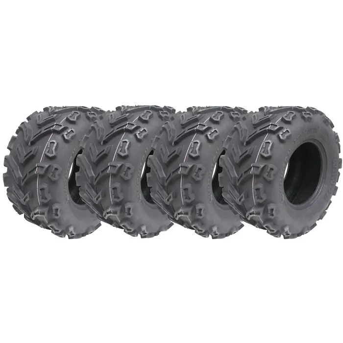22x11.00-10 ATV Quad Tyre 6ply Wanda P3128 E-Marked Road Legal Rear (Set of 4)