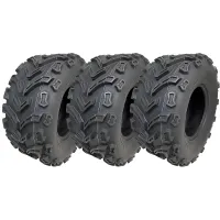 26x11.00-12 Quad ATV Tyres 6ply Wanda P3128 E-Marked Road Legal Tire (Set of 3)