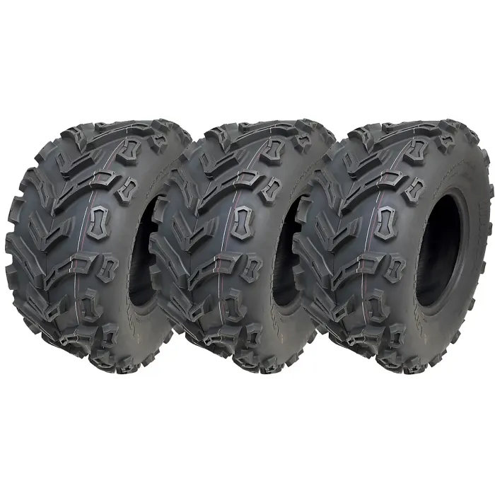 26x11.00-12 Quad ATV Tyres 6ply Wanda P3128 E-Marked Road Legal Tire (Set of 3)