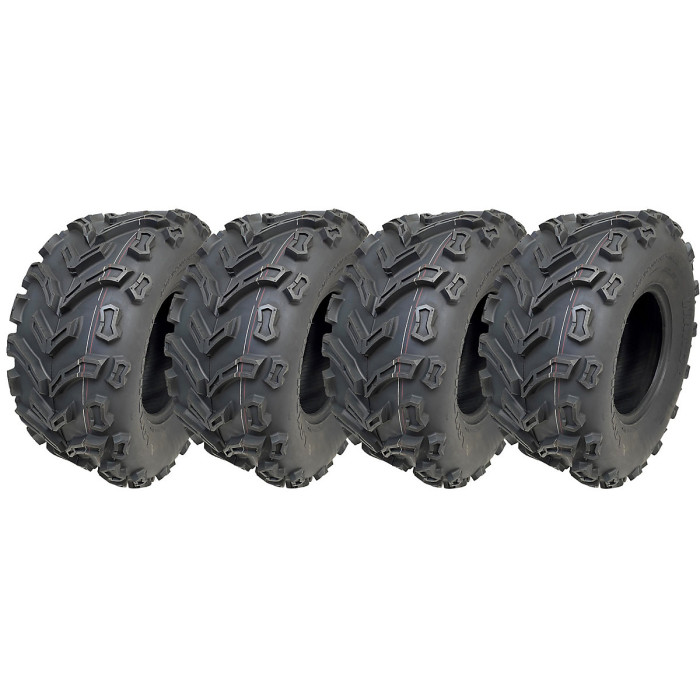 26x11.00-12 Quad ATV Tyres 6ply Wanda P3128 E-Marked Road Legal Tire (Set of 4)