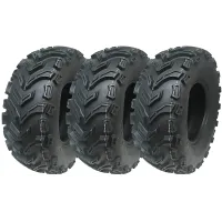 26x9.00-12 Quad ATV Tyres 6ply Wanda P3128 E-Marked Road Legal Tires (Set of 3)