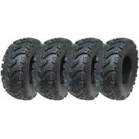 26x9.00-12 Quad ATV Tyres 6ply Wanda P3128 E-Marked Road Legal Tires (Set of 4)