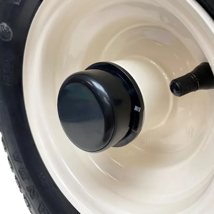 13x6.50-6 Grass Lawnmower Tyre & Steel Wheel Rim Wanda P332, 20mm 6304 Bearings