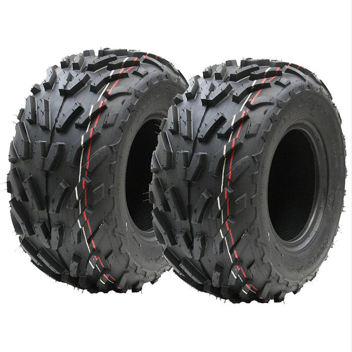 16x8.00-7 Quad ATV Tyres 4-ply Wanda P329 E-Marked Road Legal 80kgs (Set of 2)